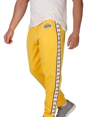 FOCO NBA Men's NBA Team Lakers Yellow Pants Size S